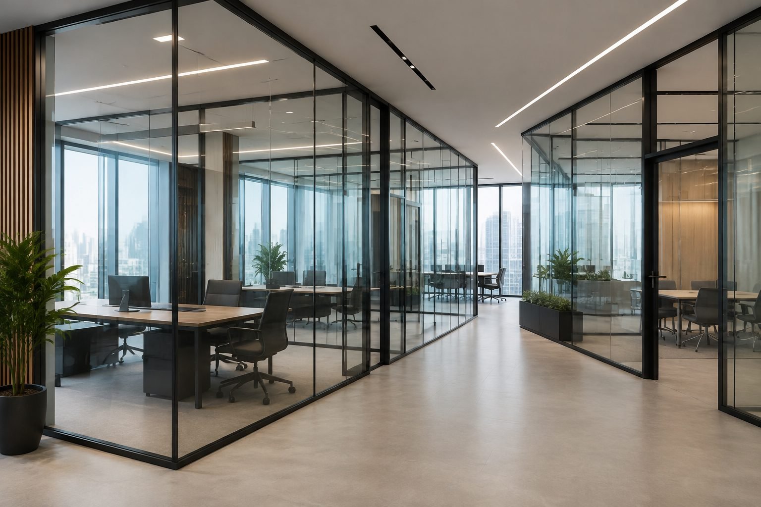 Office Glass and Aluminum Solutions in Dubai