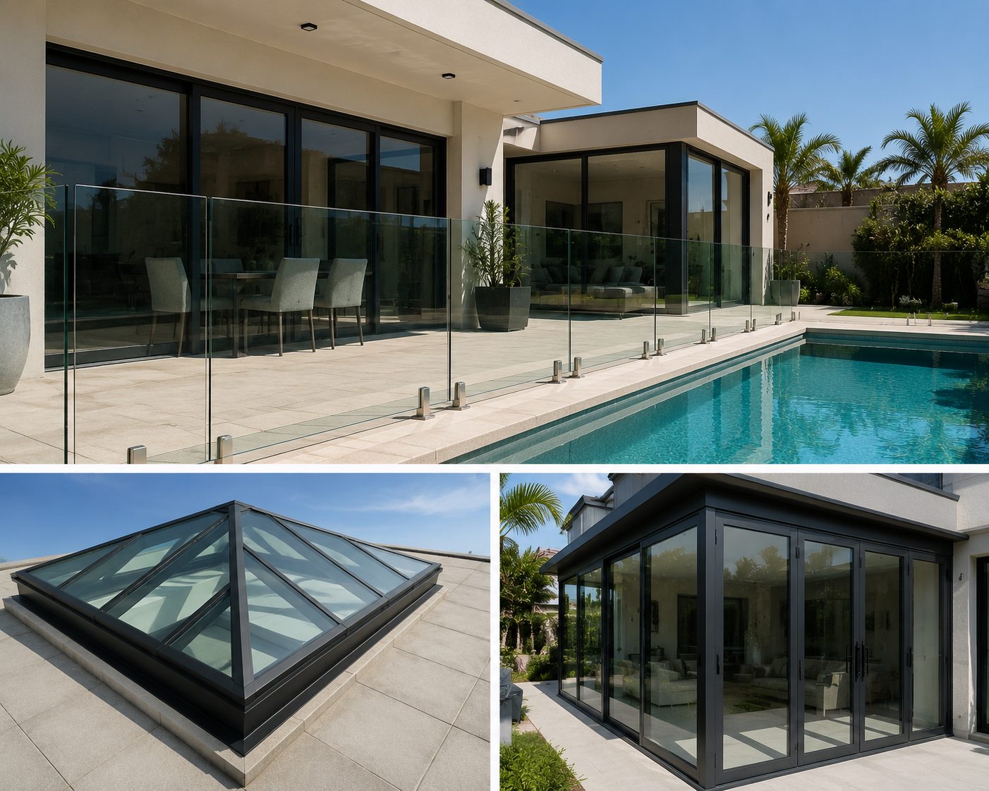 Outdoor Glass and Aluminum Installations in Dubai