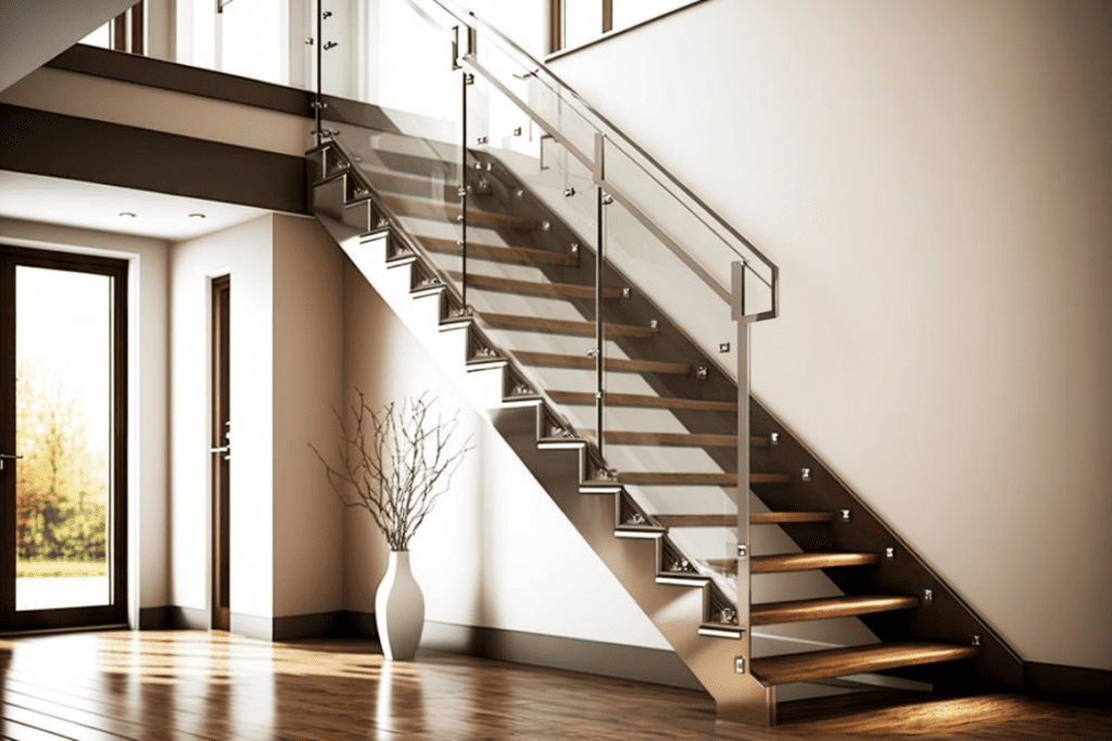 stair glass Installation Design 4