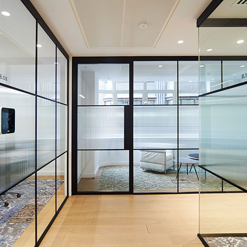 office glass partition