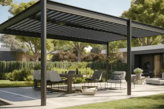 Aluminium Pergola Installation 2